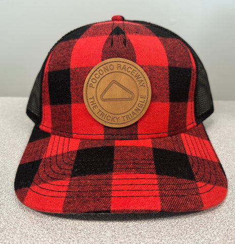 Red Flannel Patch Hat