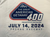 2024 The Great American Getaway 400 Event Tee