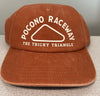 Burnt Orange Pocono Raceway Hat
