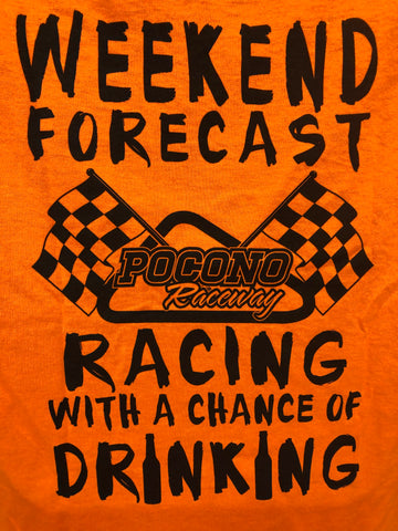 Pocono Raceway's Weekend Forecast Tee